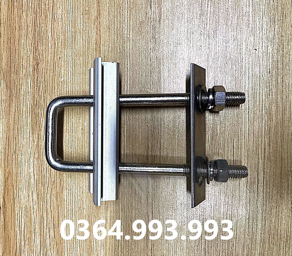 cùm u solar, phụ kiện NLMT, kẹp pin solar